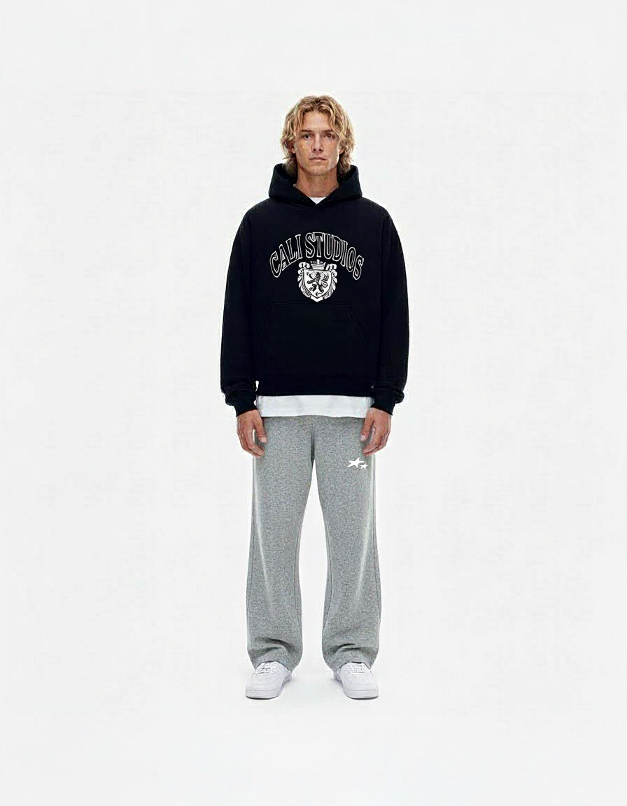 Crest Hoodie - Black