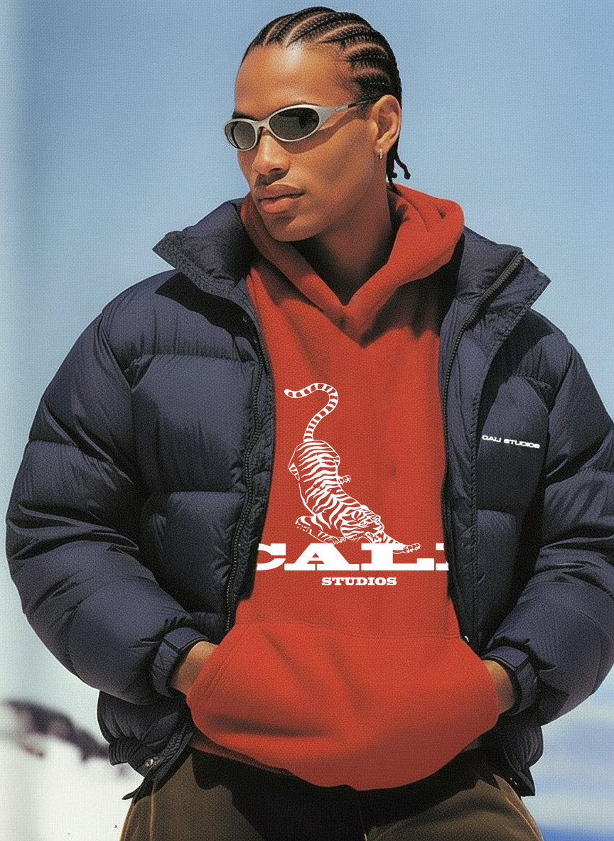 Tiger Hoodie - Red