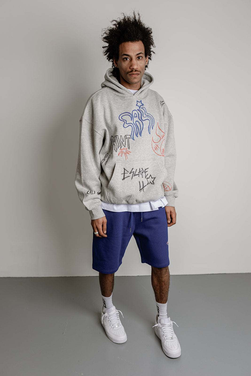 Track Shorts - Cobalt