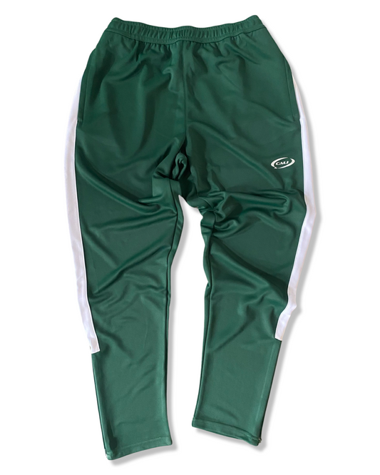 Panel Track Pants - Green White