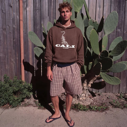 Tiger Hoodie - Brown