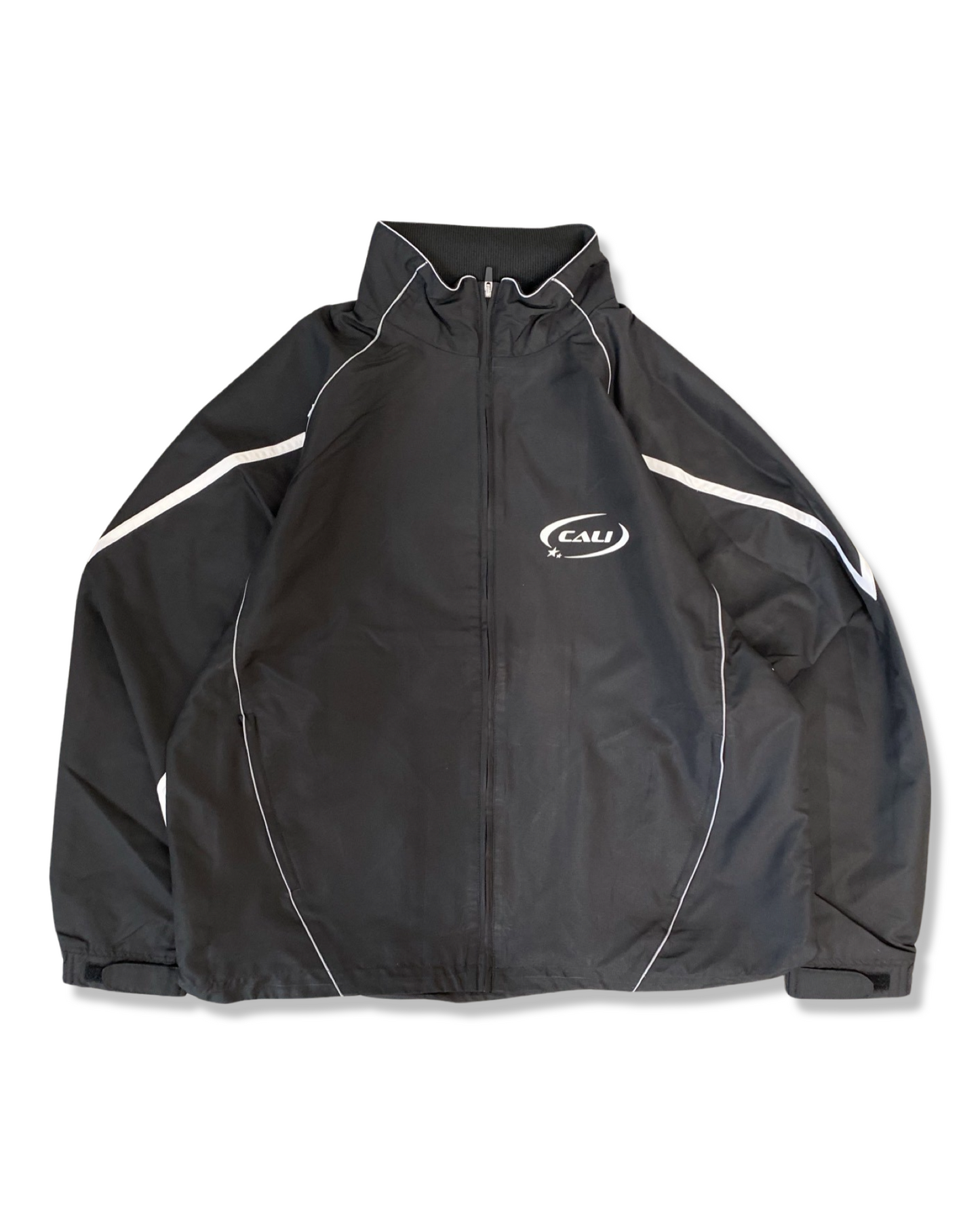 The Track Jacket - Black/White