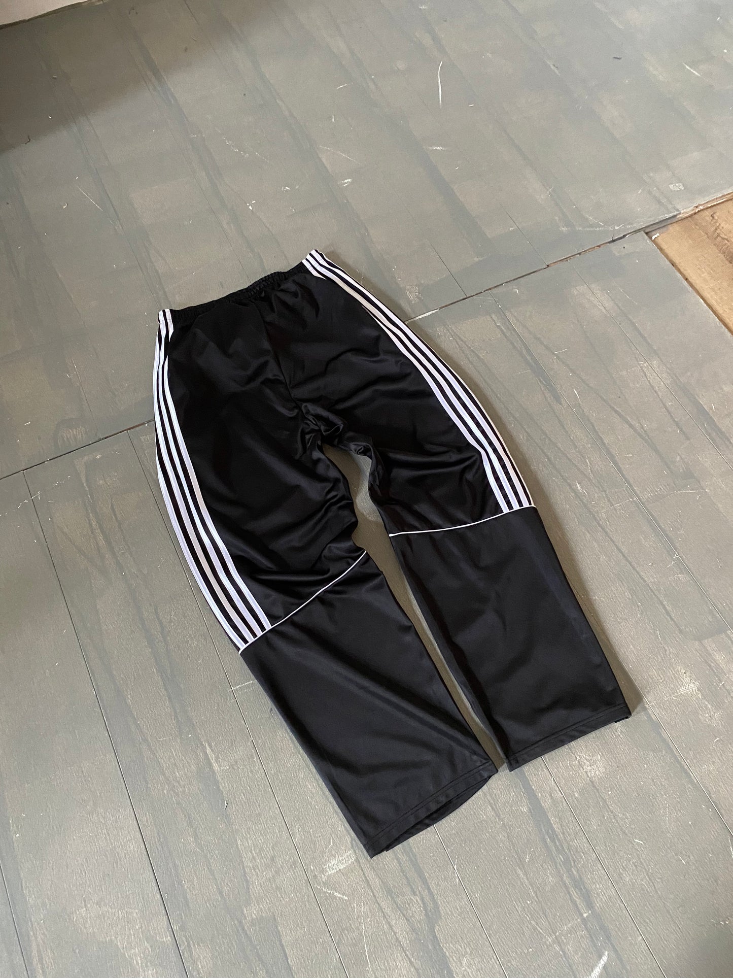 Stripe Tracksuit Pants - Black/White