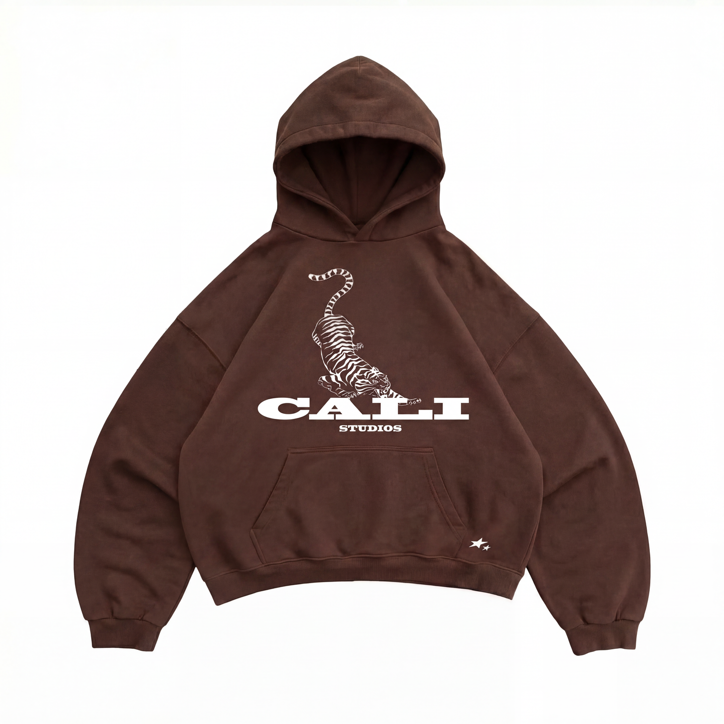 Tiger Hoodie - Brown