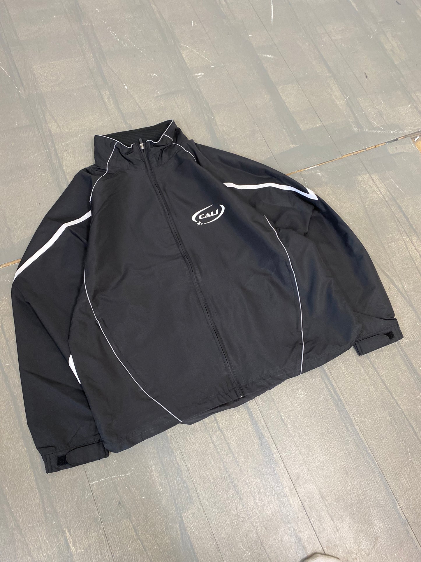 The Track Jacket - Black/White