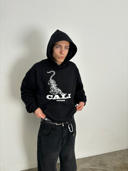 Tiger Hoodie - Black