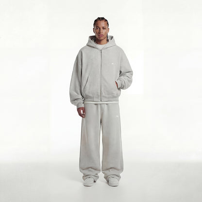 Heavy Zip Hoodie - Grey