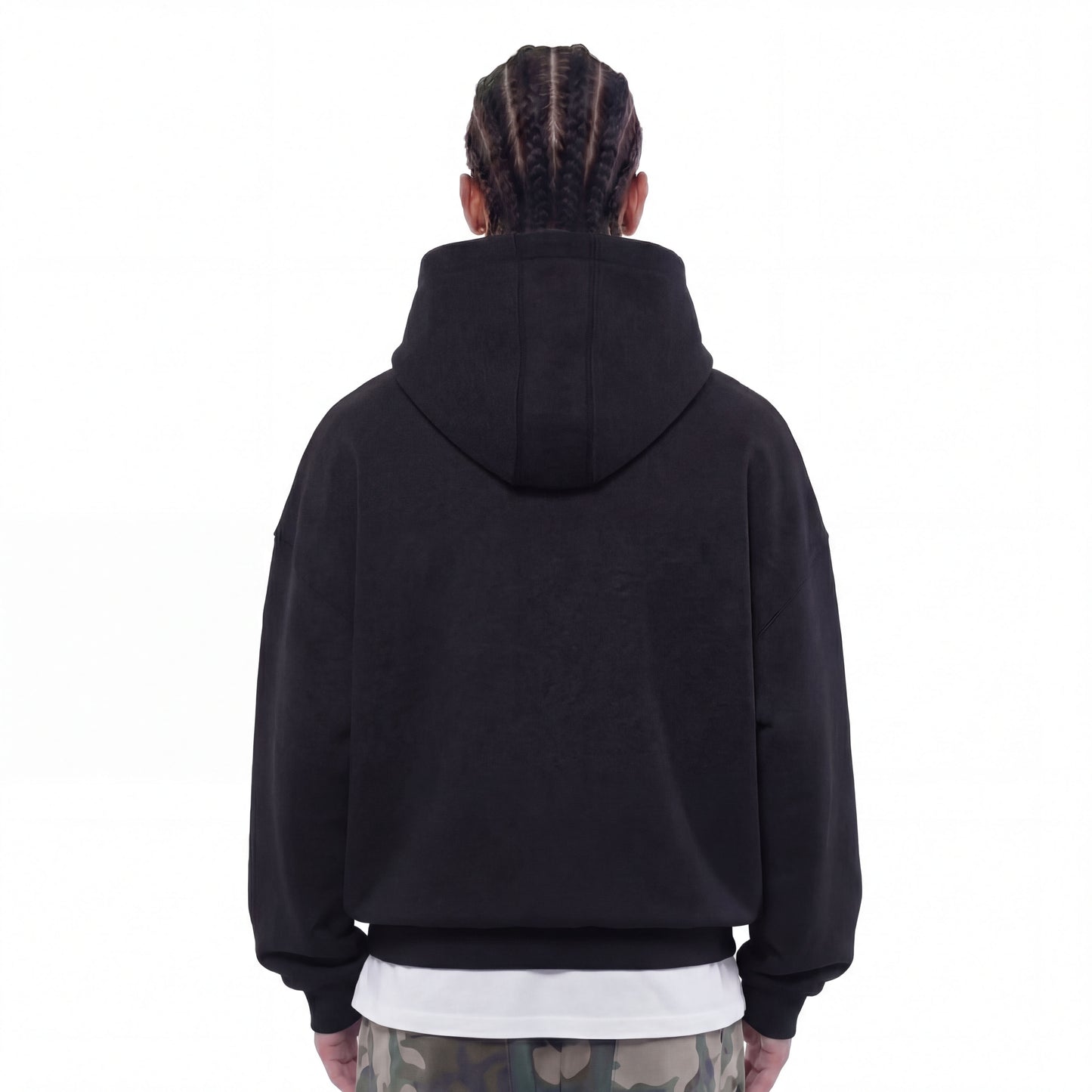 Heavy Zip Hoodie - Black
