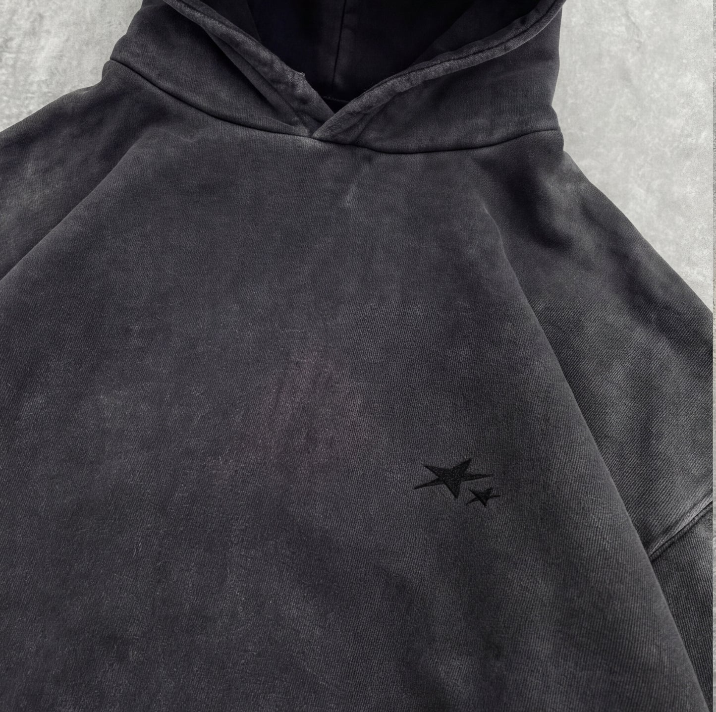 Heavy Hoodie - Washed Black