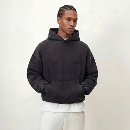 Heavy Hoodie - Washed Black