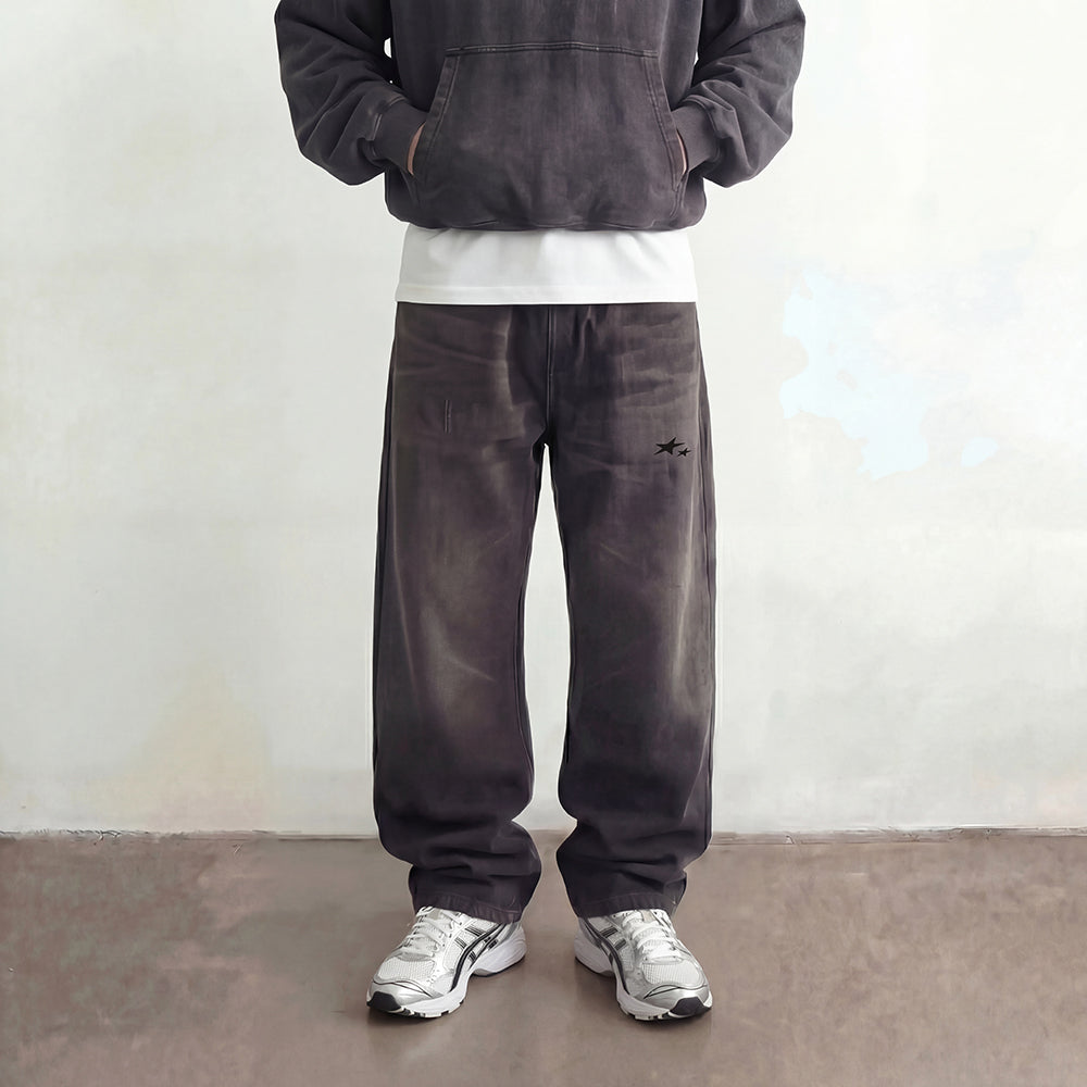 Heavy Sweat Pants - Washed Black