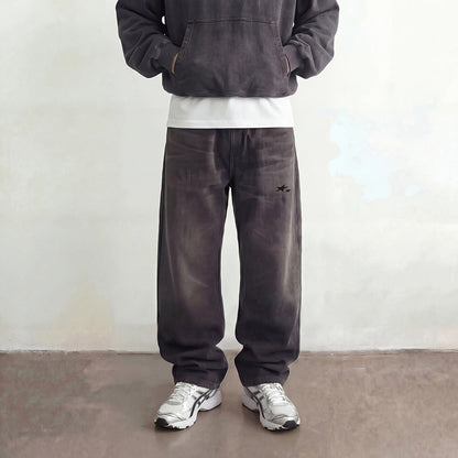 Heavy Sweat Pants - Washed Black