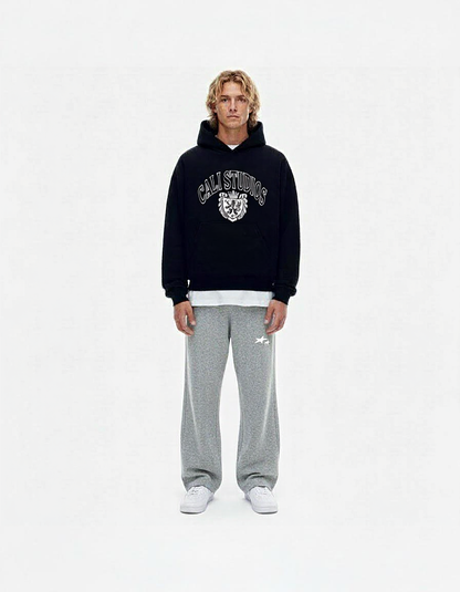 Crest Hoodie - Black