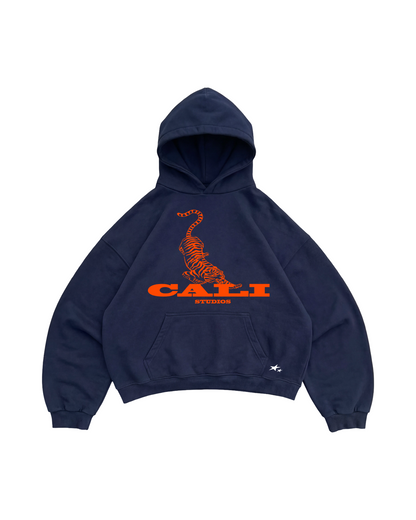 Tiger Hoodie - Navy