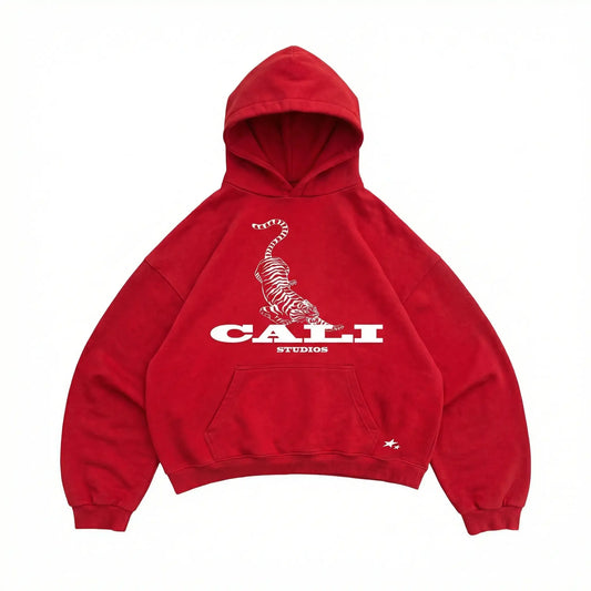 Tiger Hoodie - Red