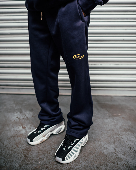 Track Open Joggers - Navy