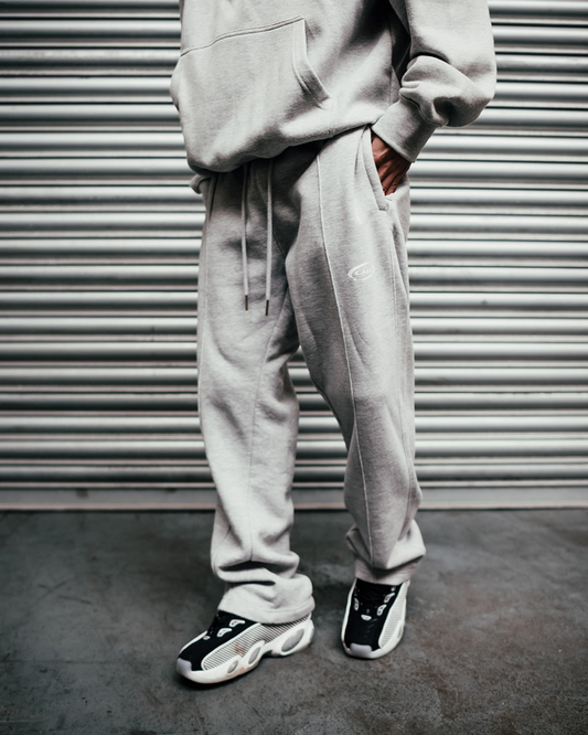 Track Open Joggers - Grey