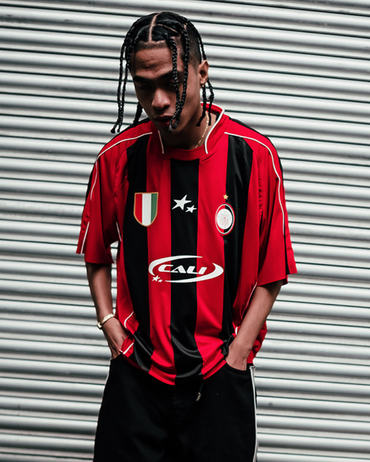 Saints Football Jersey - Black/Red