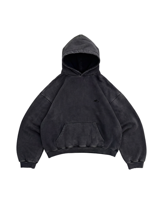 Heavy Hoodie - Washed Black