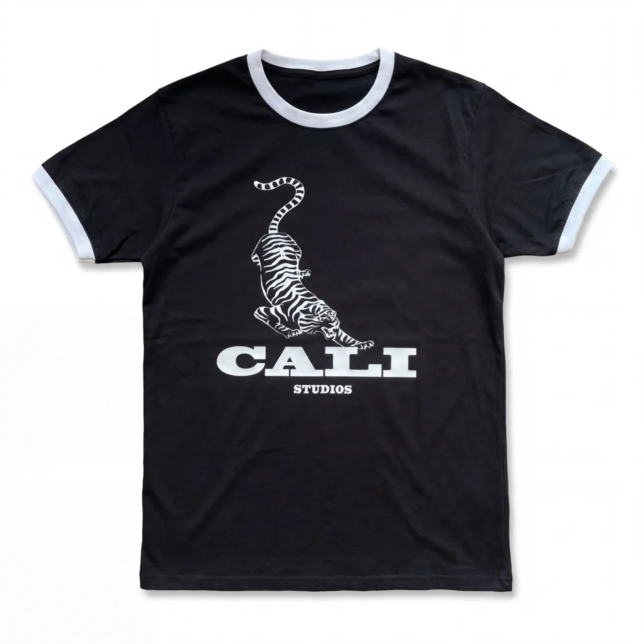 Tiger Ringer T-Shirt - Black