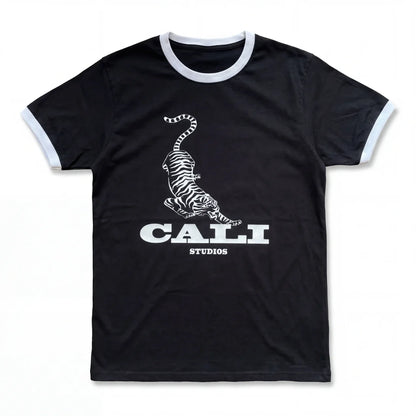Tiger Ringer T-Shirt - Black