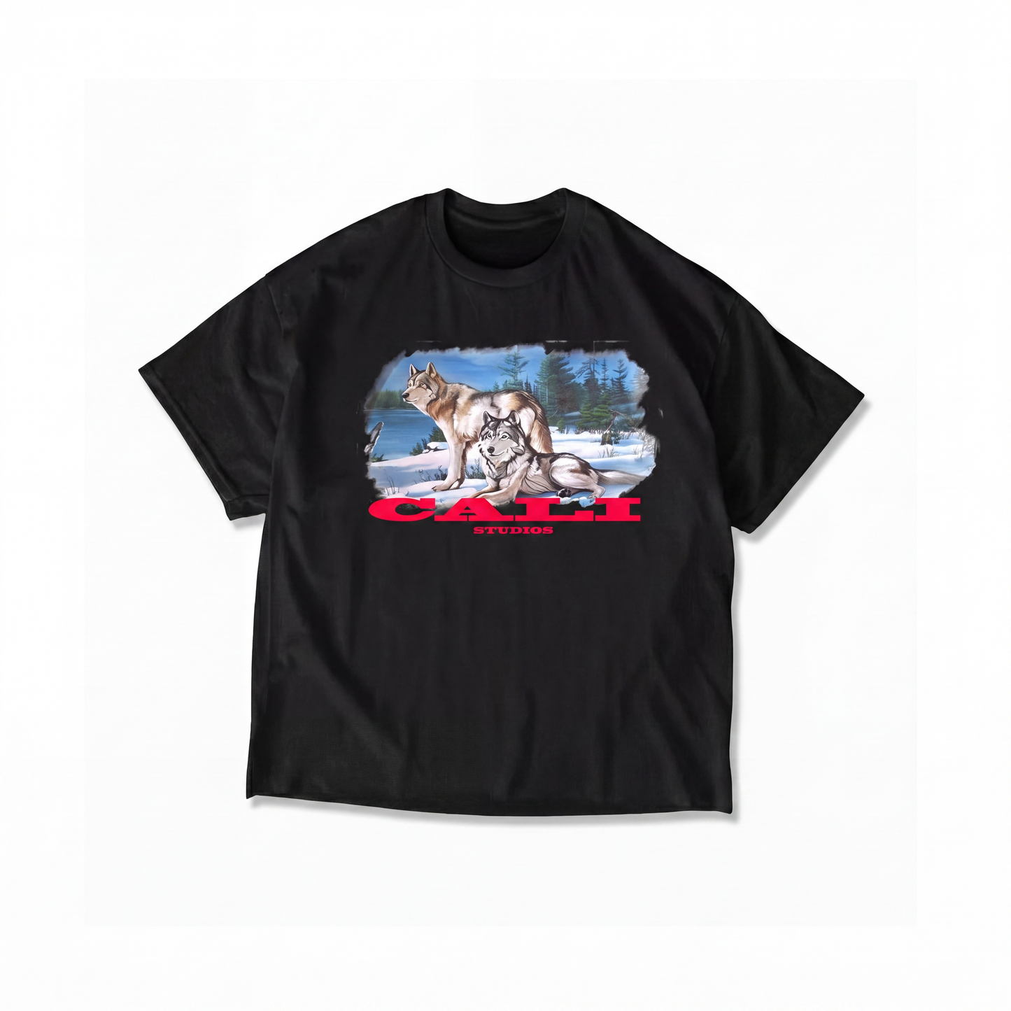 Wolf T-Shirt - Black