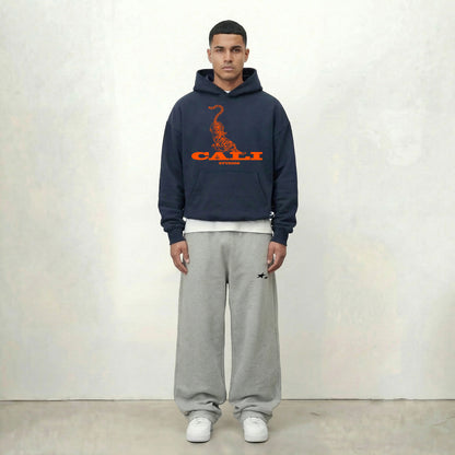 Tiger Hoodie - Navy