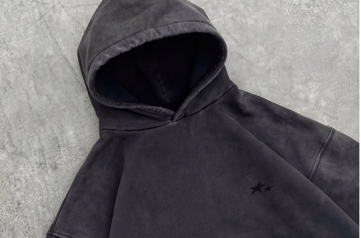 Heavy Hoodie - Washed Black