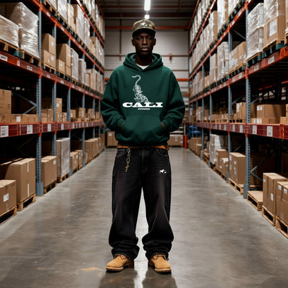 Tiger Hoodie - Dark Green