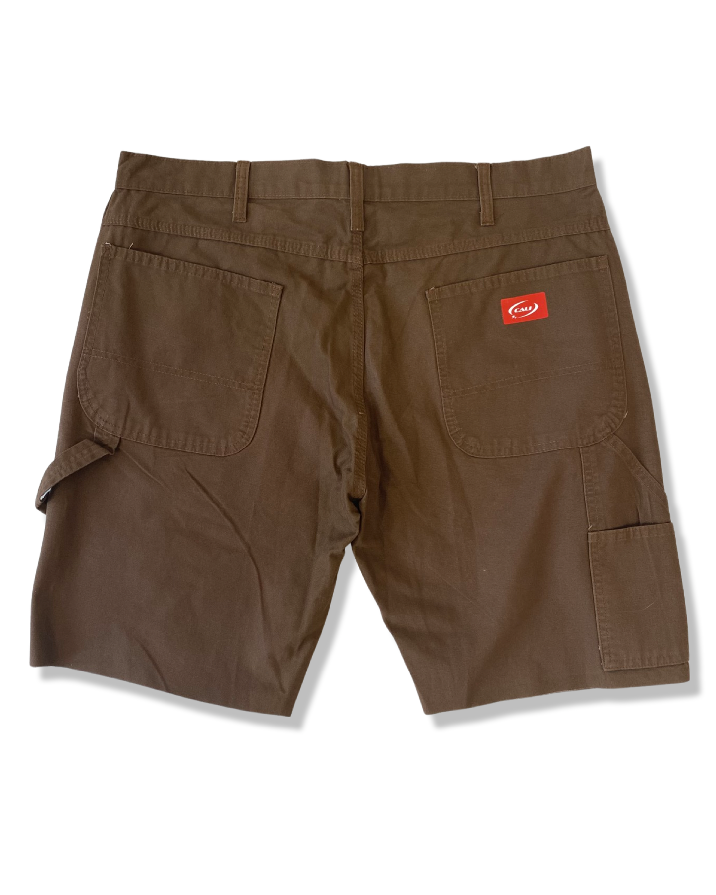 Carpenter Denim Shorts - Brown