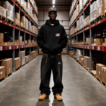 American Hoodie - Black