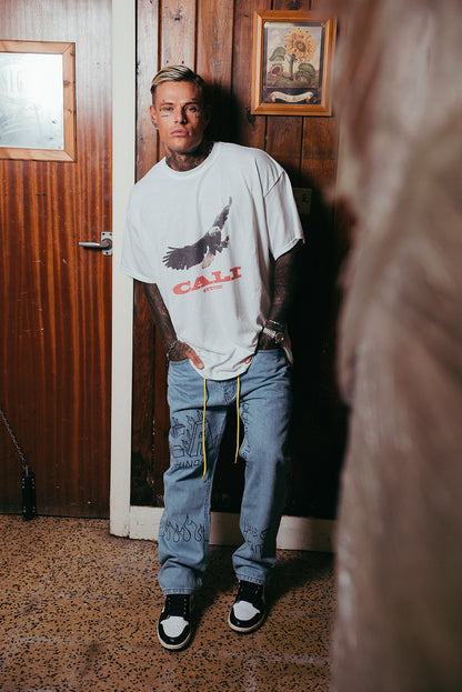 Graphic Jeans - Blue.