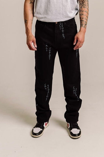 Logo Jeans - Black.