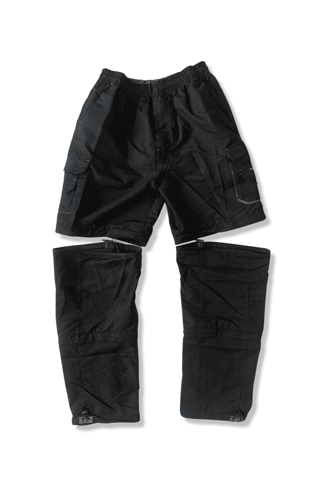 2 in 1 Cargo Pants - Black