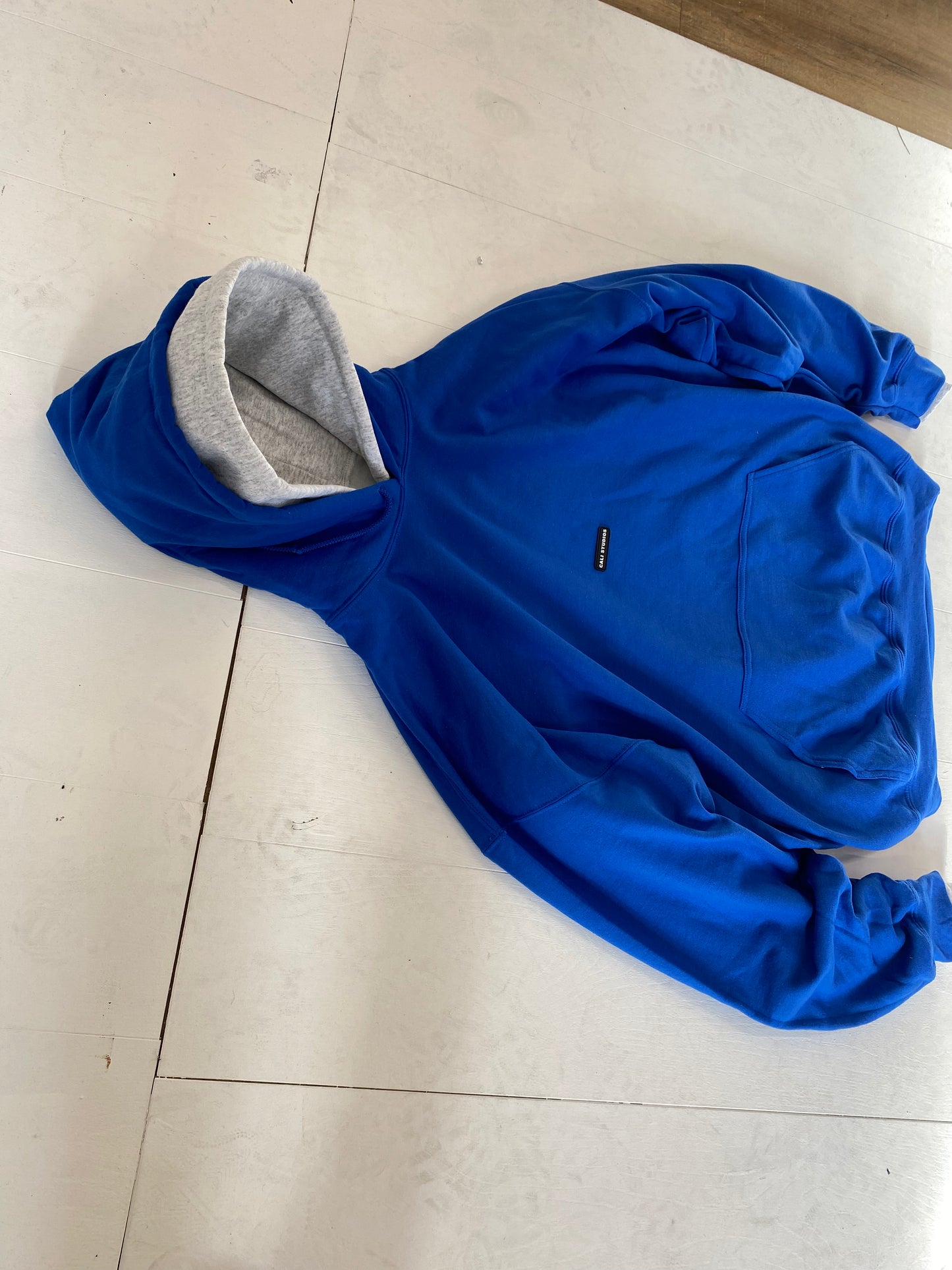 Layer Hoodie - Blue/Grey