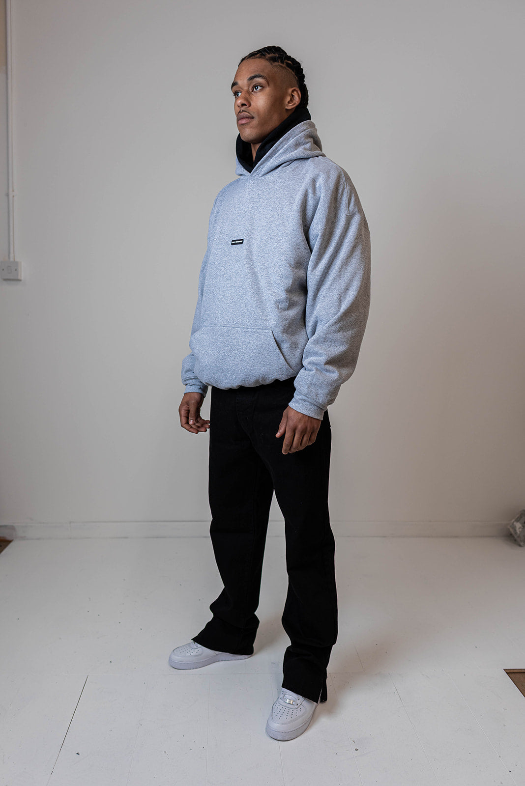 Layer Hoodie - Grey/Black