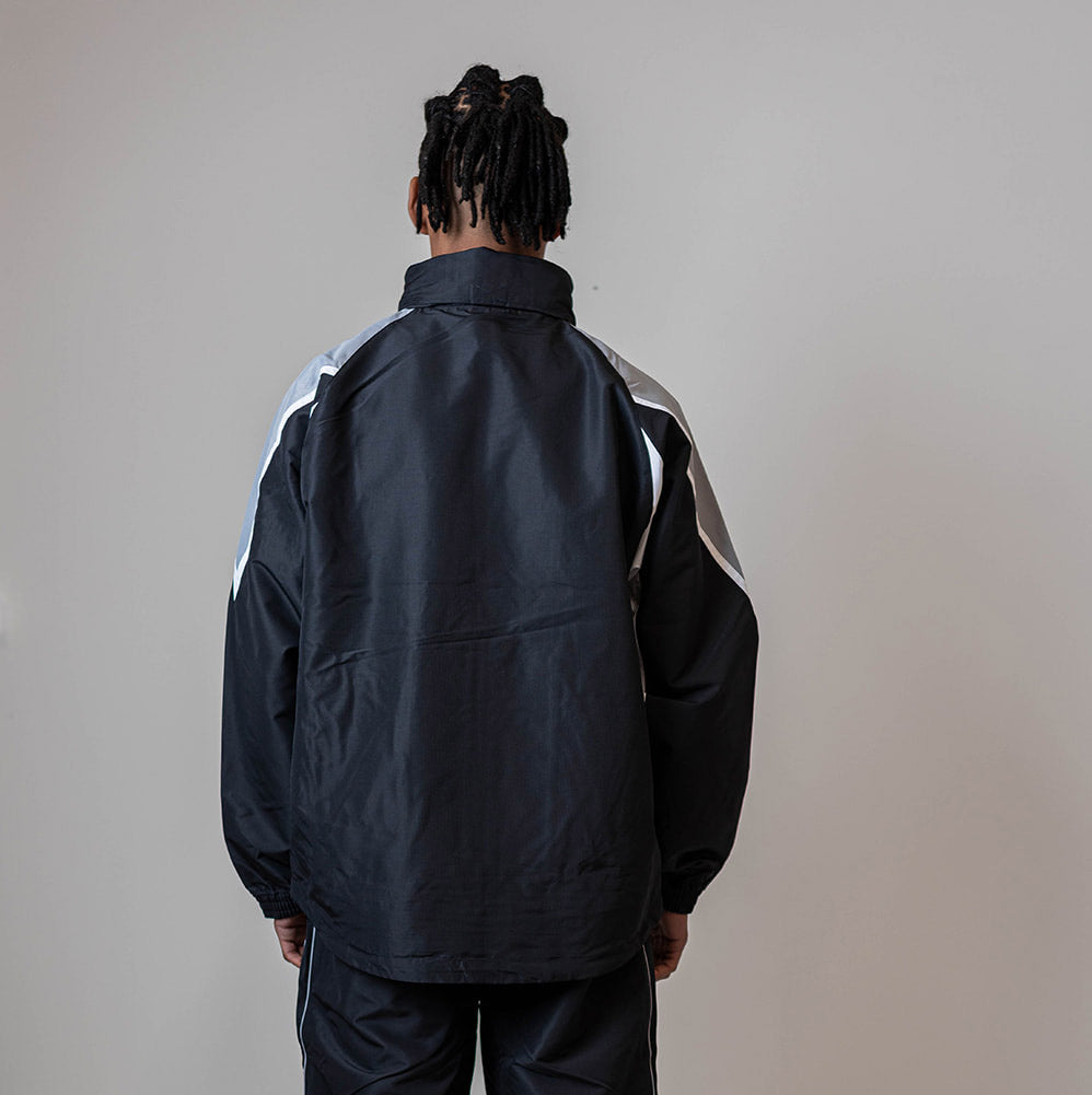 The Track Jacket - Black/Grey