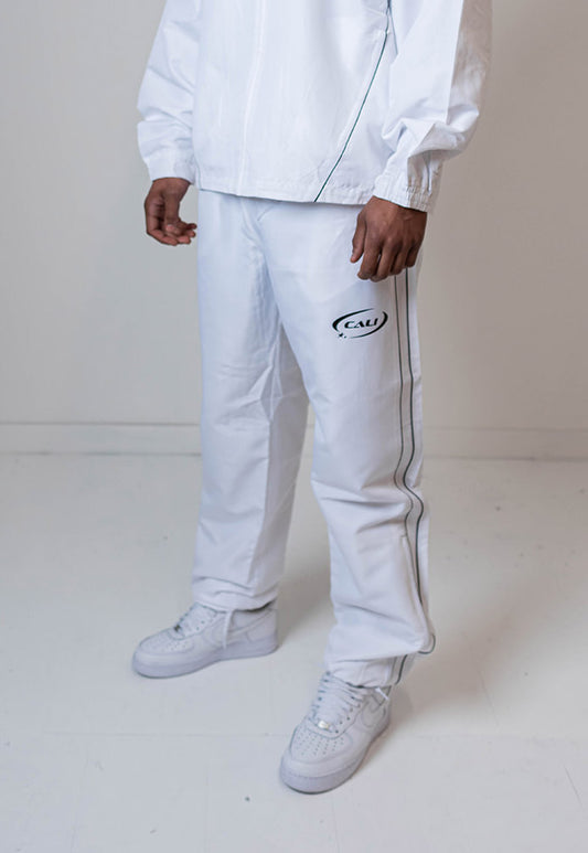 The Track Pants - White/Black